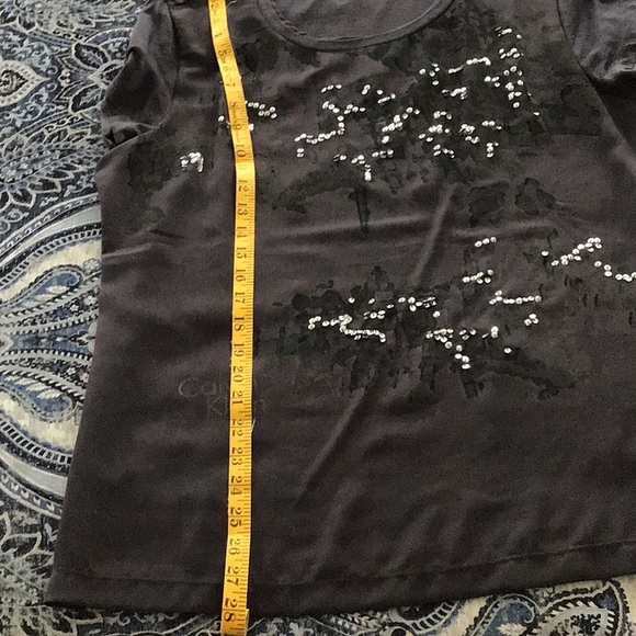 Calvin Klein Tee with Dressy overlay - Picture 6 of 6